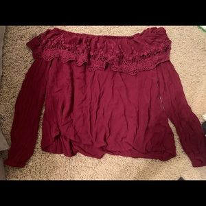 off the shoulder altard state top